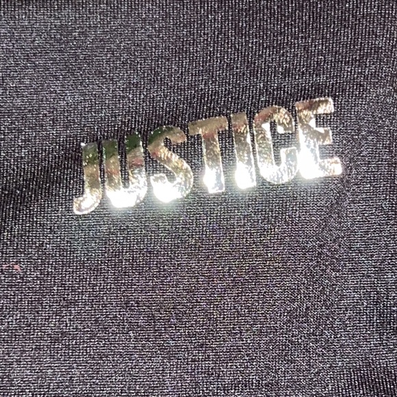 (2) Justice Leggings 14/16 Long and Cropped - Picture 2 of 7